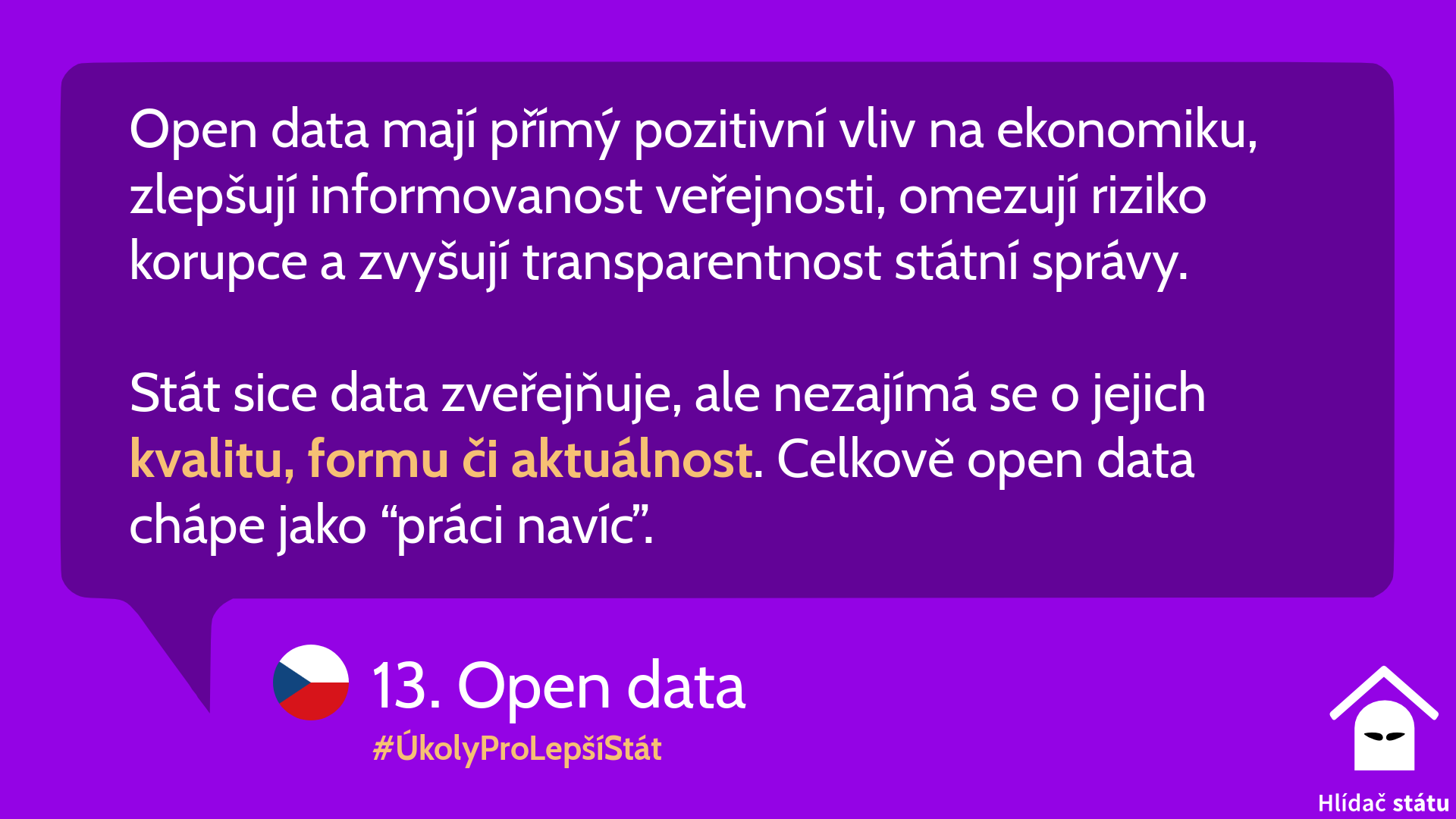 13. Open data