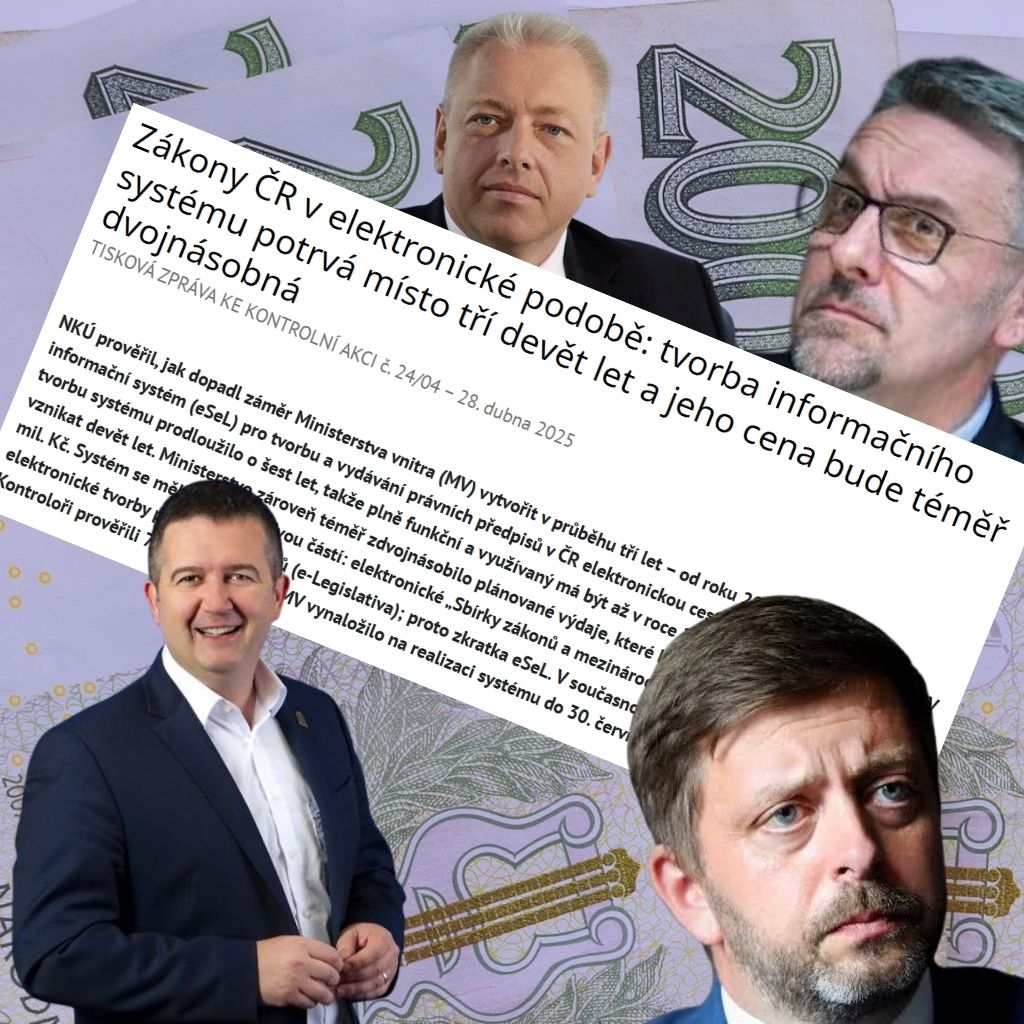 eLegislativa jako symbol selhání: miliarda v háji, trojnásobné zdražení a dvanáct let čekání na Godota