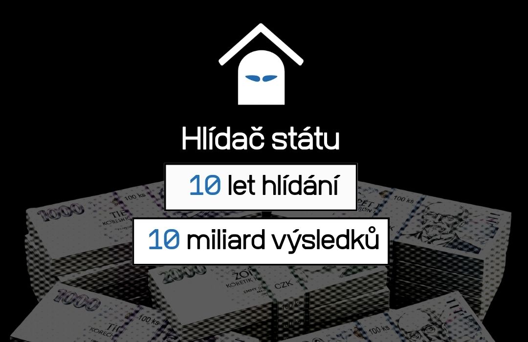 Hlídač státu ušetřil Čechům nejméně 10 miliard korun