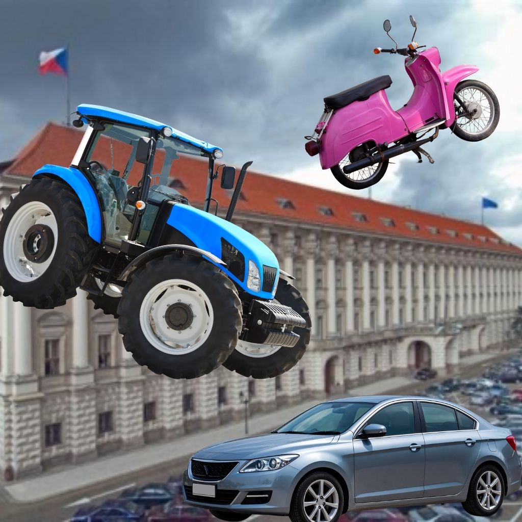 Který úřad nakoupil nejvíc vozů nebo má stovky aut s propadlou STK a jaké ministerstvo vlastní traktor? Hlídač státu zveřejnil unikátní analýzu
