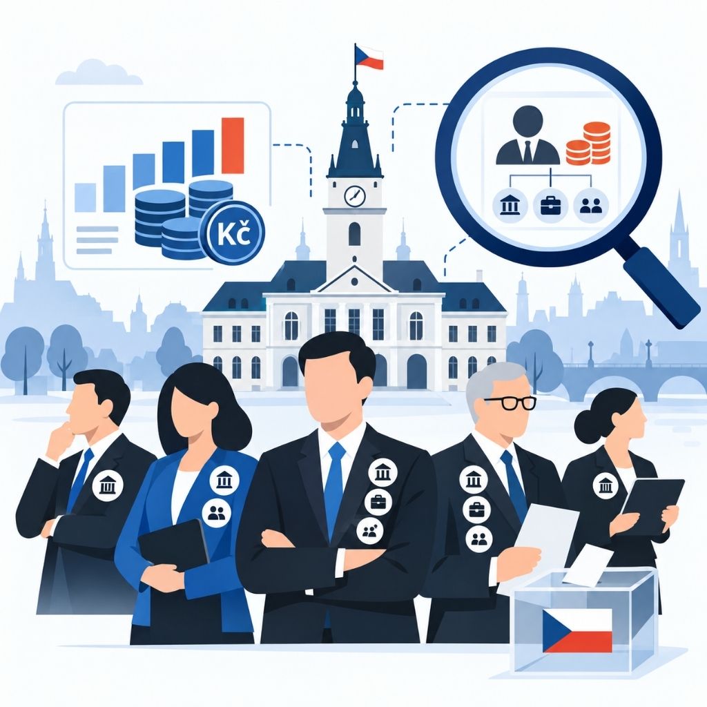 Politické jackpoty ve velkých městech: milionové příjmy politiků ANO a osm funkcí Martina Kuby. Hlídač státu spustil volební speciál